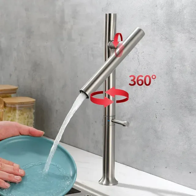 Robinets de cuisine en acier inoxydable 304