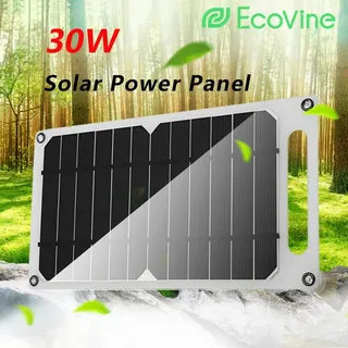Panneau solaire 5V USB type-c Charge Portable Kit Flexible léger Mini…
