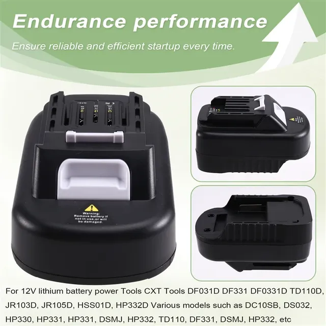 Adaptateur convertisseur batterie 18V 12V lithium… – vue 6
