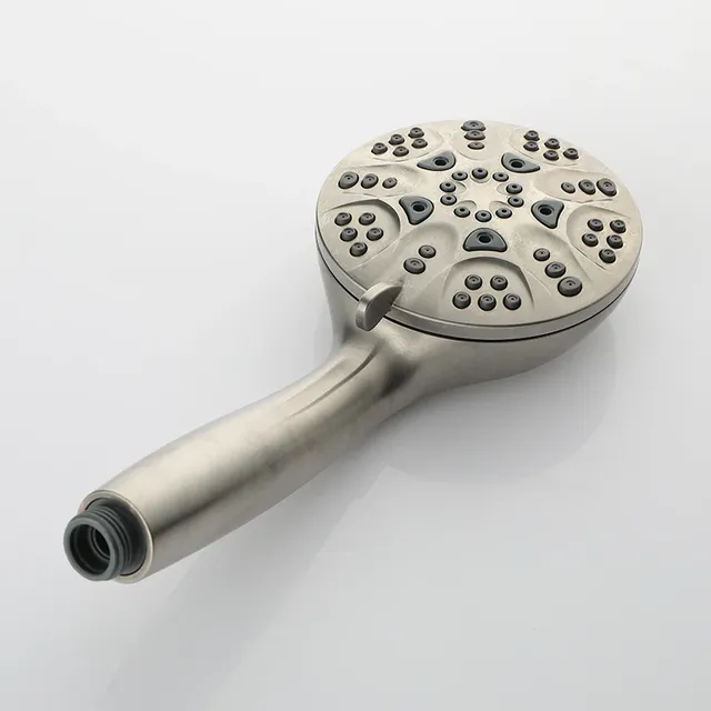 Pommeau douche main mural haute pression réglable nickel… – vue 2