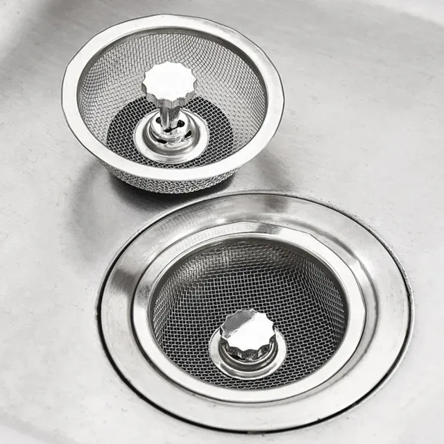 Filtre évier acier inoxydable maille fine panier rond… – vue 3