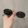 Lunettes de soleil ovales pour femmes et hommes – vue 2