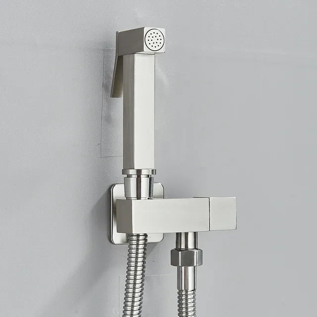 Robinet de Bidet de toilette à main chromé – vue 4