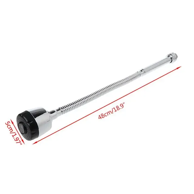 Robinet cuisine extractible douchette ronde chromée… – vue 6