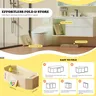 Baignoire pliable portable bébé PVC menthe rectangulaire… – vue 5