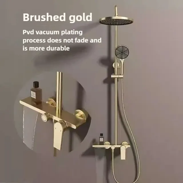 Ensemble de douche doré – vue 4