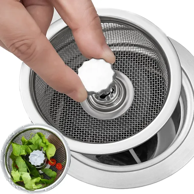 Filtre évier acier inoxydable maille fine antiblocage…