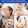 Nouveau SquarBlack pomme de douche réglable 7 modes… – vue 6