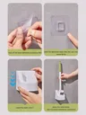 Brosse de toilette domestique sans coins morts – vue 5