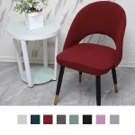 Housse de siège incurvée antidérapante, élastique. Couverture pour dîner, conférence, salle à manger,