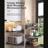 Etagere murale sousmeuble microondes support réglable… – vue 4