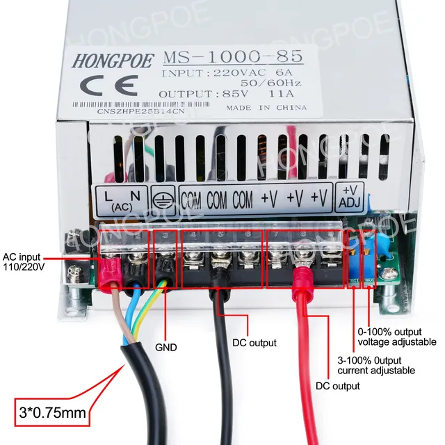 Alimentation électrique réglable 500W 600W 1000W 1500W… – vue 5