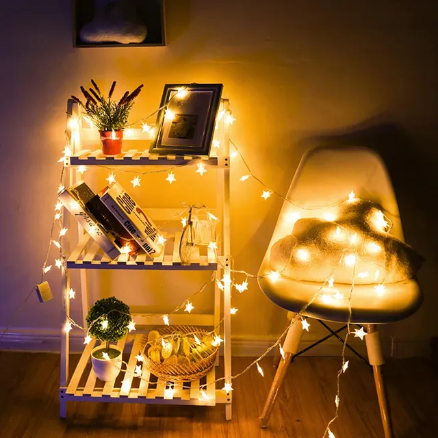 LED chaîne lumières en plein air étoile chaîne lumières… – vue 2