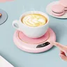 Chauffe tasse usb portable compact rose pastel surface… – vue 1