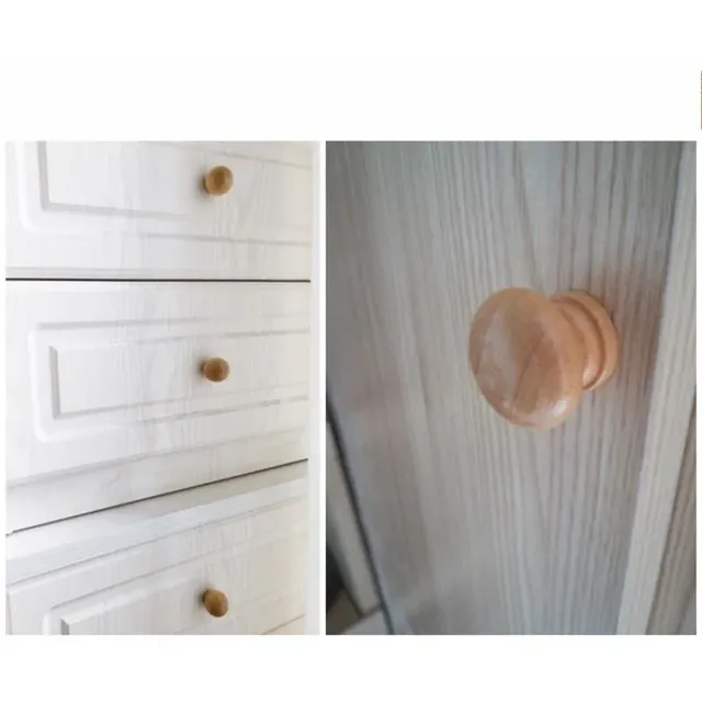 Bouton de tiroir en bois 10 pièces – vue 6