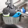 Organiseur évier suspendu silicone souple gris… – vue 1