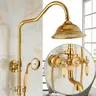 Pommeau douche mural laiton massif finition bronze… – vue 6