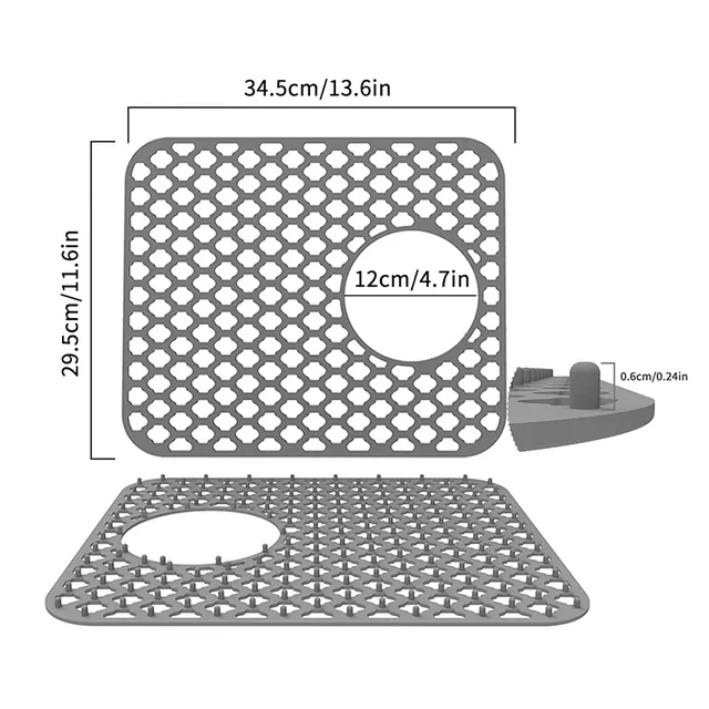 Protecteur évier silicone alimentaire antidérapant… – vue 6