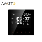 AVATTO Tuya WiFi Thermostat intelligent chauffage électrique eau gaz chaudière température télécommande fonctionne avec Alexa, Google Home