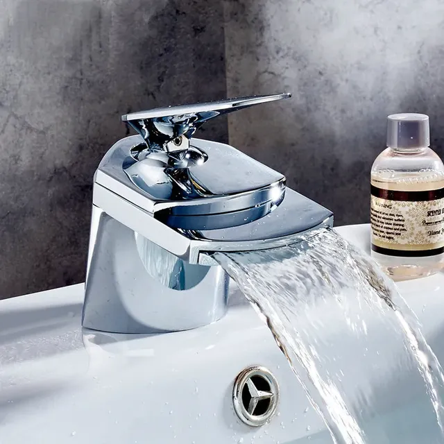 Robinet de lavabo en or Rose – vue 4