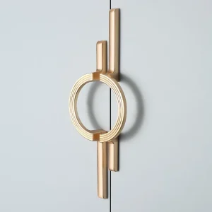 Poignée de garde-robe de Style chinois, porte d&rsquo;armoire moderne et minimaliste, poignée de tiroir, poignée longue circulaire haut de gamme