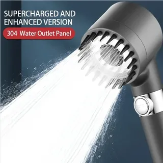 Pommeau de douche haute pression avec filtre à brosse de massage