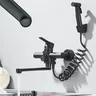 Robinet de cuisine mural noir mat – vue 4