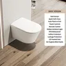 Toilettes intelligentes murales avec télécommande de… – vue 2