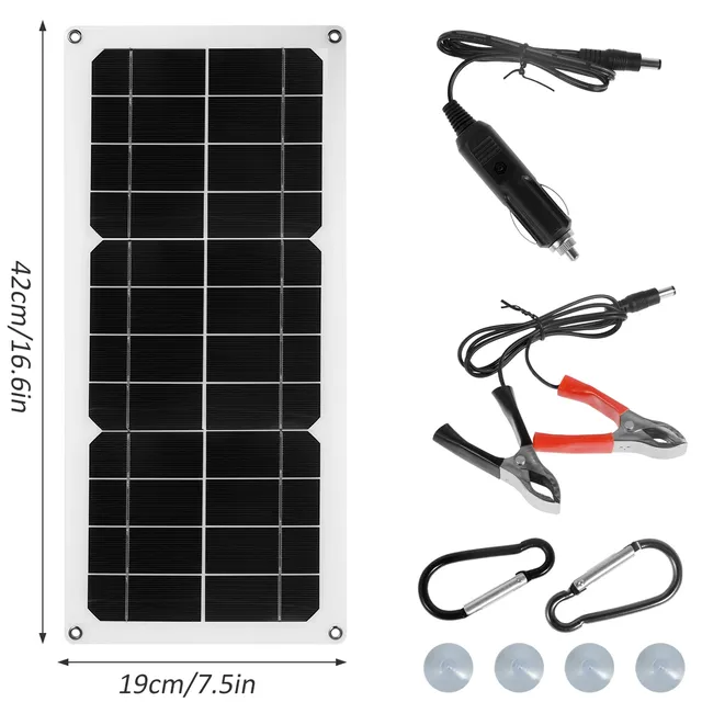 Kit de panneau solaire portable étanche avec port USB – vue 6