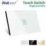 118 US AU Touch Switch 1 2 3 Gang 1 2 Way WallSub Blanc… – vue 1