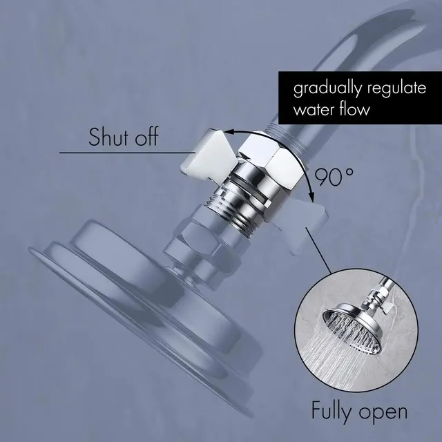 Vanne d'arrêt de douche G1/2 " – vue 5