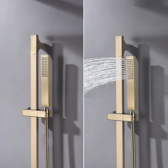 Barre douche coulissante réglable murale ensemble… – vue 3