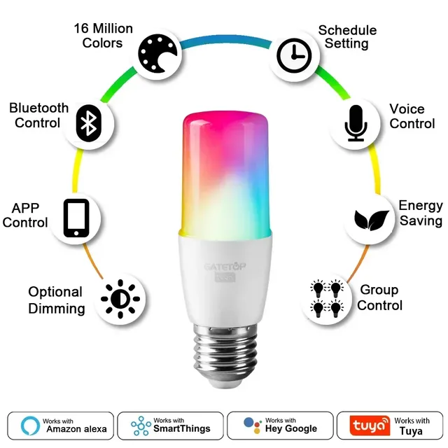 Bombilla inteligente Tuya Wifi/Bluetooth – vue 3