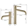 PLANdiamond-Lavabo de salle de bain en laiton noir – vue 6