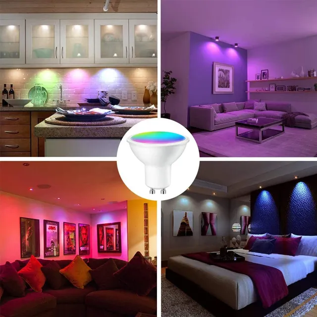Ampoule LED RGB 9W GU10 Graffiti – vue 4
