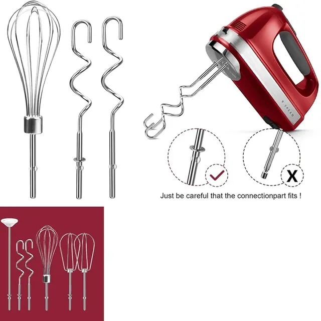 Fouet en acier inoxydable pour accessoires de centre… – vue 4