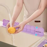 Cercle déflecteur étanche bord d&rsquo;évier piscine déflecteur d&rsquo;eau barre d&rsquo;eau cuisine anti-éclaboussures déflecteur lavabo cloison