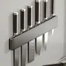 Barre porte couteaux magnétique murale gris mat… – vue 1