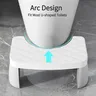 Marchepied wc ergonomique plastique rigide blanc plateau… – vue 3