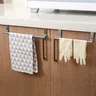 Porte serviettes acier inoxydable brossé argent mat… – vue 2