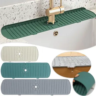 Tapis de robinet de cuisine en Silicone