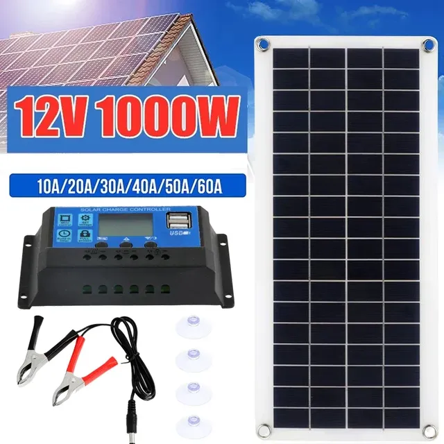 Kit d'énergie solaire hors réseau 1000 W