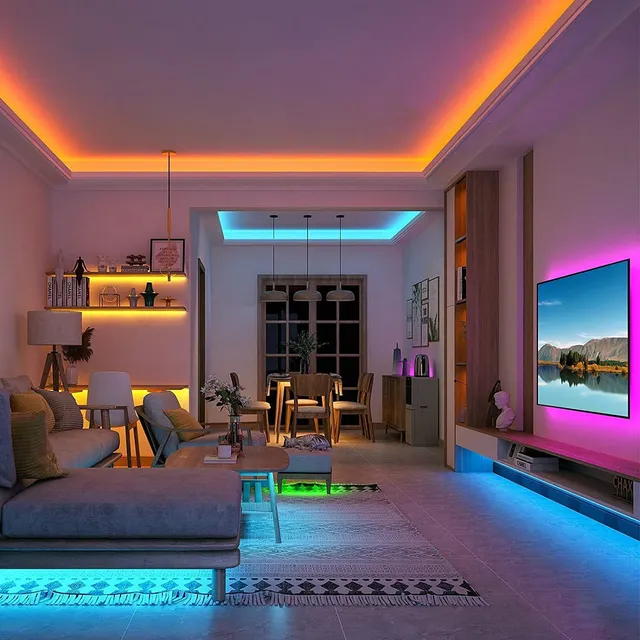 Bande lumineuse Led RGB avec télécommande – vue 4