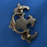 Poignée armoire tiroir laiton vieilli antique baroque… – vue 4