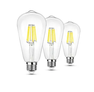 Ampoules à Filament LED transparentes ST64 à intensité variable E27…
