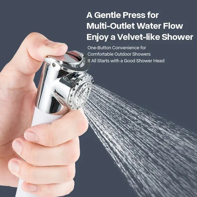 Kit de douche encastré avec couvercle en plastique marin – vue 2