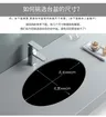 Lavabo céramique vitrifié blanc rond encastrable design… – vue 3