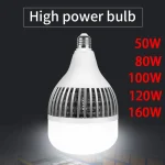 Ampoule LED haute puissance, lampe budgétaire, 160W, 140W, 120W, 100W, 80W, 60W, 50W, 40W, AC 220V, 230 V, 240V