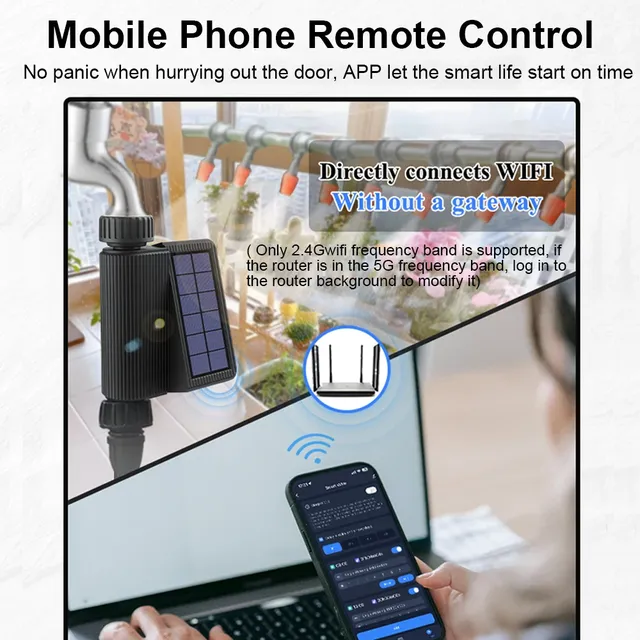 Minuterie d'arrosage intelligente Tuya Wifi – vue 3