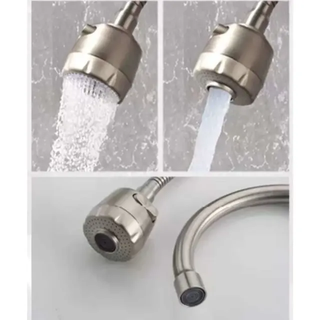 Robinet d'évier double multifonction en acier inoxydable… – vue 4